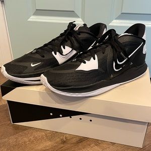Kyrie Low 5 black/white basketball shoes. Size 13. Excellent condition.